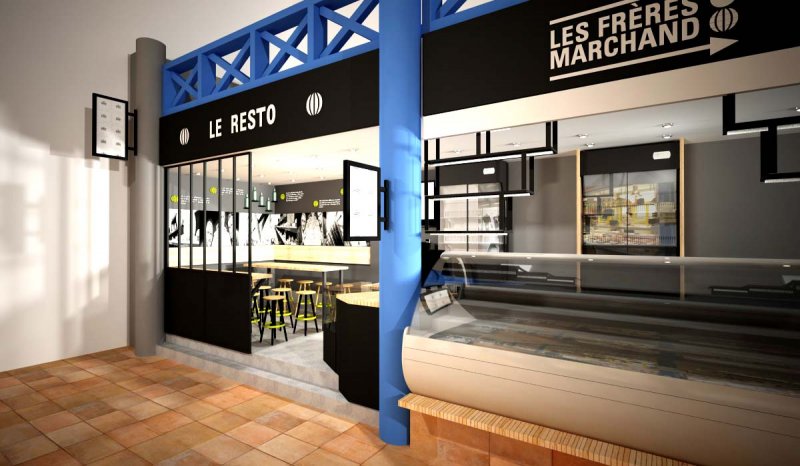 Commerce - Marché Les frères Marchand