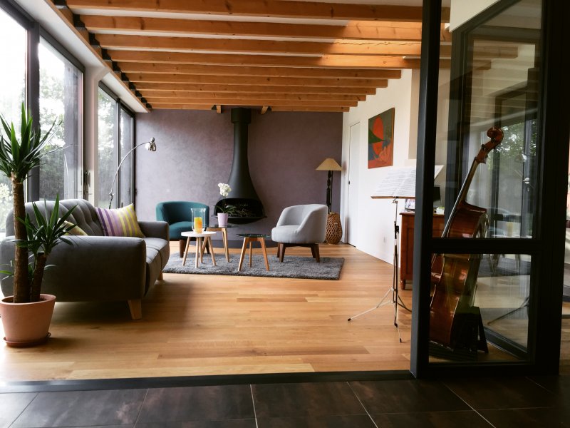 Agencement et décoration salon et entrée