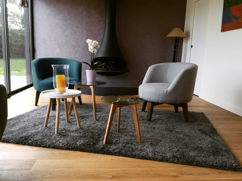 Agencement et décoration salon et entrée