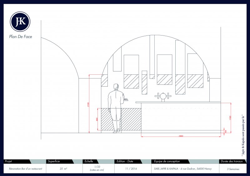 Rénovation pizzeria Lunéville