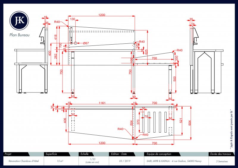 Hôtellerie - Chambres